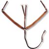 Voortuig martingaal leer elastisch verstelbaar bruin pony