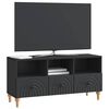 vidaXL TV-kast Zwart 102 x 34,5 x 50 cm Geconstrueerd hout