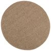 vidaXL Vloerkleden Rond HUARTE Naturel &Oslash; 120 CM Polyester