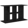 vidaXL Aquariumstandaard Zwart Eiken 100x40x60 cm Bewerkt Hout