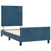 vidaXL Bedframe zonder matras 80x200 cm fluweel donkerblauw