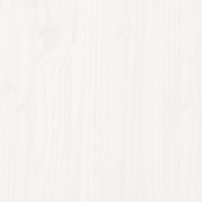 vidaXL 3-delige Barset massief grenenhout wit