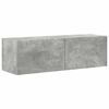 vidaXL TV Wandkast 98 x 31 x 29,5 cm Beton Bewerkt hout