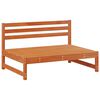 vidaXL Tuin Midden Sofa Massief grenenhout Wasbruin