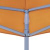 vidaXL Partytentdak 270 g/m² 6x3 m oranje