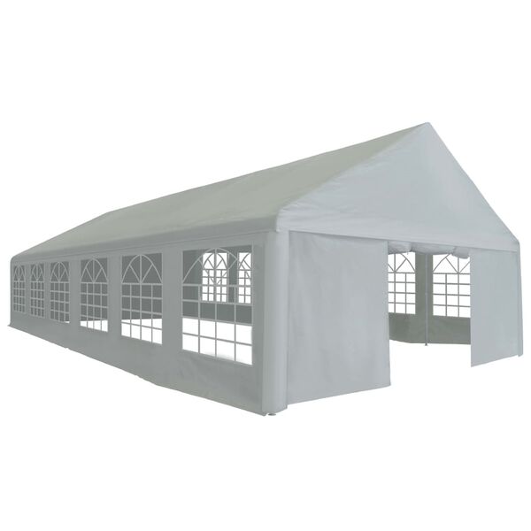 vidaXL Partytent 6x12 m PE grijs