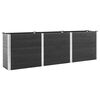 vidaXL Plantenbak verhoogd 300x50x91 cm HKC grijs