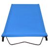 vidaXL Campingbedden 2 st 180x60x19 cm oxford stof en staal blauw