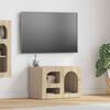 vidaXL TV-kast Sonoma Eiken 60 x 35 x 40 cm Bewerkt hout