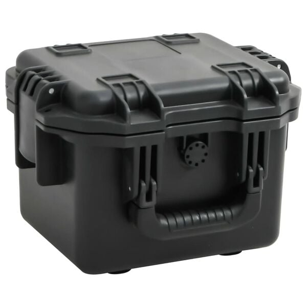 vidaXL Flightcase draagbaar 30x24,5x20 cm PP zwart