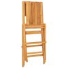 vidaXL Opklapbare stoelen, 8 stuks, 47x62x90 cm, massief teakhout