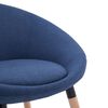 vidaXL Eetkamerstoelen 2 st stof blauw