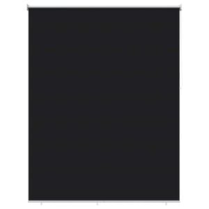 vidaXL Buitenrolgordijn UV-bescherming Zwart 185 x 140 cm (B x H)