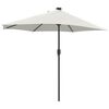vidaXL Tuinparasol Zand 294 x 150 x 224 cm Polyester en staal