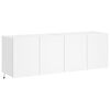 vidaXL Tv-wandmeubels met LED-verlichting 2 st 60x35x41 cm wit
