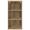 vidaXL Hangkast Artisan Eiken 40 x 29,5 x 80 cm Bewerkt hout