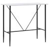 vidaXL Bartafel 120x60x110 cm MDF wit