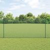 vidaXL Hek met Paal Groen 1,4 x 50 m Staal en PVC