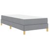 vidaXL Boxspringbed Lichtgrijs 80 x 200 cm Stof