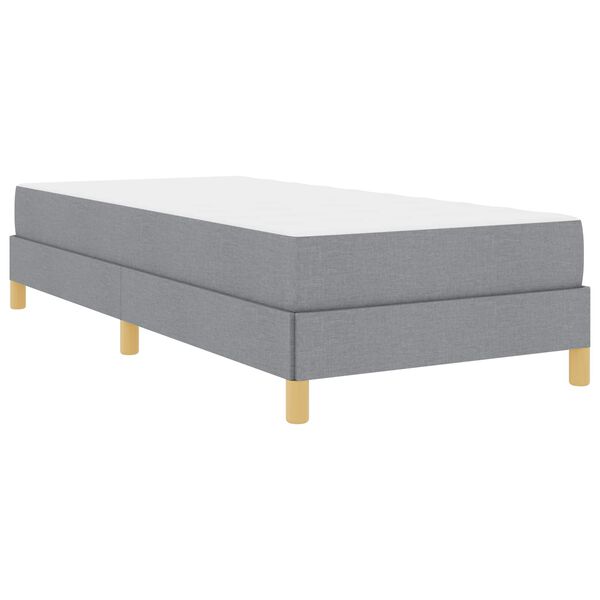 vidaXL Boxspringbed Lichtgrijs 80 x 200 cm Stof