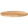 vidaXL Tafelblad rond &Oslash; 60x2,5 cm massief ruw mangohout