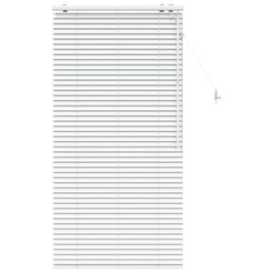 vidaXL Jaloezie Wit 70 x 160 cm 35 mm Massief Paulowniahout