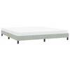 vidaXL Bedframe zonder matras 180x210 cm fluweel lichtgrijs
