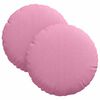 vidaXL Zitkussens 2 st Stof Roze &Oslash;30 x 13 cm