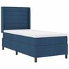 vidaXL Boxspringbed met matras met hoofdeinde Blauw 190 x 90 cm Stof