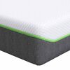 vidaXL Matras Medium zacht 120 x 200 cm Wit en Grijs