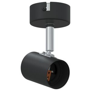 vidaXL Plafondspot Zwart 6.5 x 6 x 11.5 cm Staal