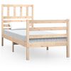 vidaXL Bedframe massief hout 90x190 cm