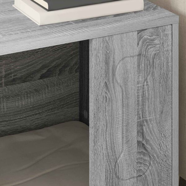 vidaXL Hondenhuis Grijs Sonoma 44 x 42 x 49 cm Bewerkt hout