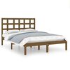 vidaXL Bedframe massief hout honingbruin 150x200 cm