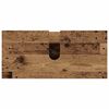 vidaXL Badkamermeubelset 2 pcs Oud Hout Geperst Hout en Metaal