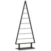 vidaXL Metalen kerstboom met standaard Zwart 125 cm Staal