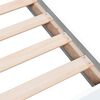 vidaXL Bedframe bewerkt hout wit 75x190 cm