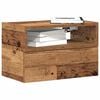 vidaXL Nachtkastje wandgemonteerd 45x26x28,5 cm oud houtkleurig