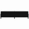 vidaXL Boxspringbed met matras Zwart 200 x 200 cm Stof