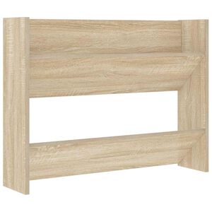 vidaXL Wandschoenenkast 80x18x60 cm bewerkt hout sonoma eikenkleurig