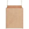 vidaXL Papieren zakken 250 st met hengsels 32x22x24 cm bruin