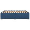 vidaXL Bedframe zonder matras stof blauw 140x200 cm