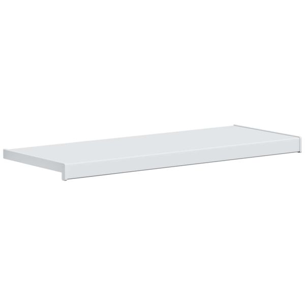 vidaXL Raamsokkel Wit 80 x 30 x 4,5 cm PVC