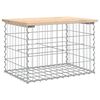 vidaXL Tuinbank schanskorfontwerp 63x44x42 cm massief grenenhout