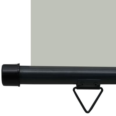 vidaXL Balkonscherm 65x250 cm grijs
