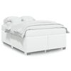 vidaXL Bedframe kunstleer wit 140x200 cm