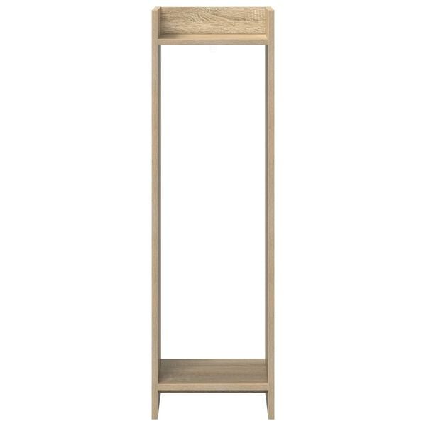 vidaXL Plantenstandaard Sonoma Eiken 30 x 30 x 100 cm Bewerkt hout