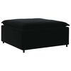 vidaXL Modulaire bank voetenbank module zwart 100x100x48 cm