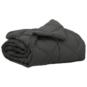 vidaXL Zomerdekbed 200 x 135 cm Zomer 200 gsm Antraciet
