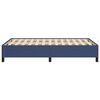 vidaXL Bedframe zonder matras 120x200 cm stof blauw
